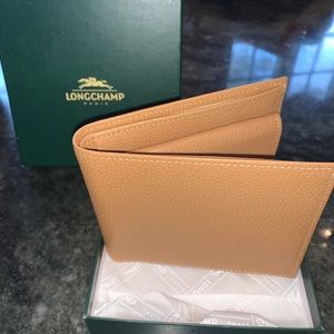Never worn Longchamp bifold